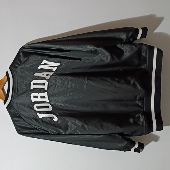 Jordan Air Jordan Sportswear He Got Game Satin Jacket 'Black” Size Large - Picture 9 of 9
